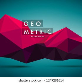 violetter geometrischer Hintergrund