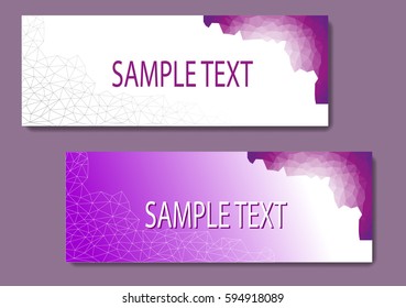 Purple geometric background