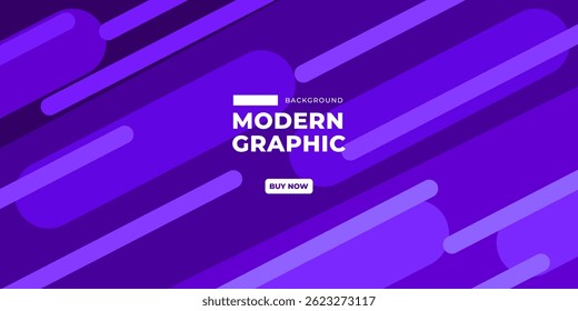 Purple geometric background with diagonal lines and rounded shapes. Modern graphic design.Suitable for websites or presentations.