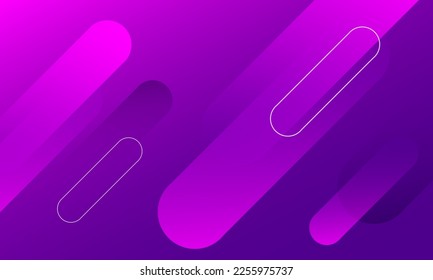 Purple geometric background. Dynamic shapes composition.  Eps10 vector