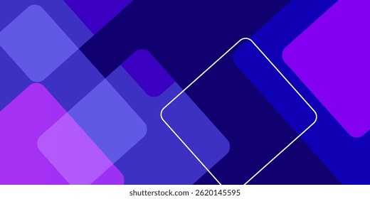 Fondo geométrico púrpura. forma Ilustración vectorial moderna