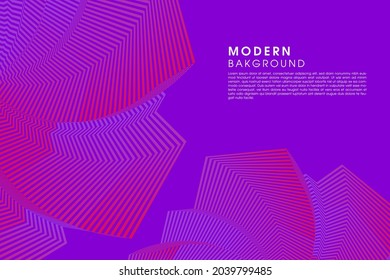 Purple geometric background, vector illustration and art.