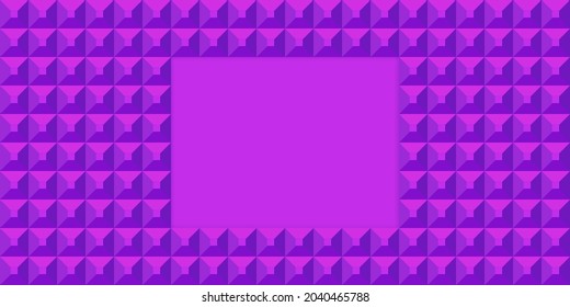 Purple geometric background. Vector illustration. 