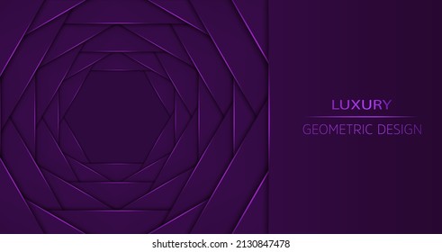 Fondo geométrico abstracto. Ilustración vectorial. 