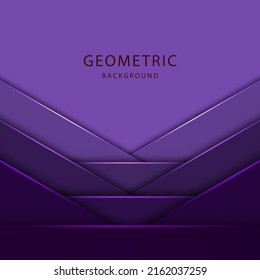 Purple geometric background. Vector illustration. 