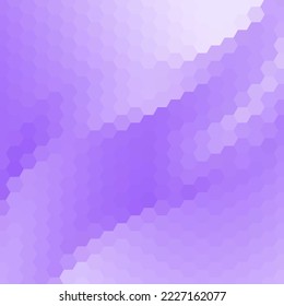 violetter geometrischer Hintergrund. Vektorgrafik. polygonal. Hexagons.
