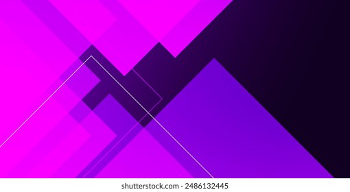 Fondo geométrico púrpura. Ilustración vectorial