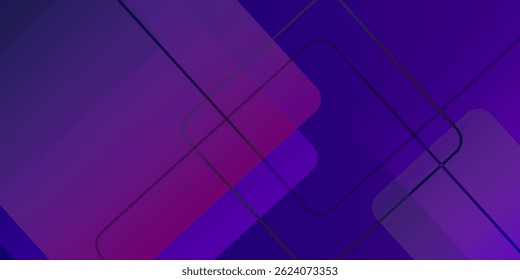 Fundo geométrico roxo. Ilustração vetorial