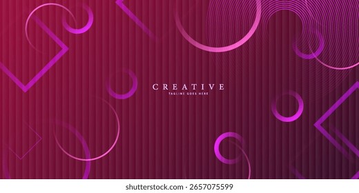 Purple geometric background. Vector illustration