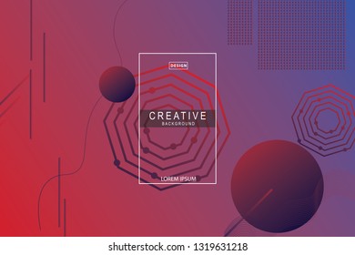 purple geometric backgrounds. Liquid composition. designs for posters, leaflets, vector illustrations

