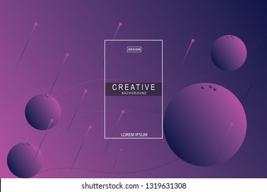 purple geometric backgrounds. Liquid composition. designs for posters, leaflets, vector illustrations  