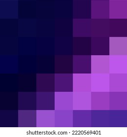Purple geometric design element. Vector illustration in polygonal style. Pixel.
