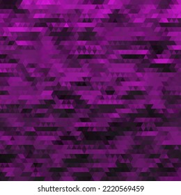 Purple geometric design element. Vector illustration in polygonal style. Triangles.