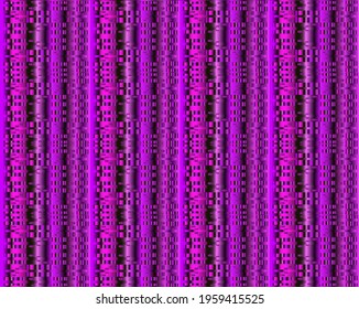 Purple geometric metallic shapes on a wave background. Use it for illustrations and текстур.