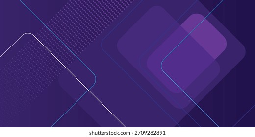 Purple geometric modern background. Vector illustration