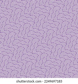 violettes geometrisches monochrome Wellenmuster