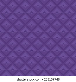 Purple Geometric Royal Pattern | Seamless vector vintage expensive background with diamond shapes