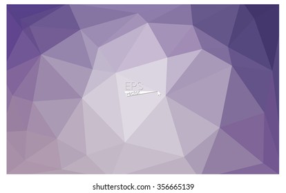 Purple geometric rumpled triangular low poly origami style gradient illustration graphic background. Vector polygonal design for your business.