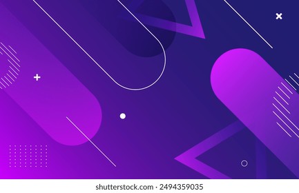 Fondo de Formas geométricas púrpura. Vector Eps10