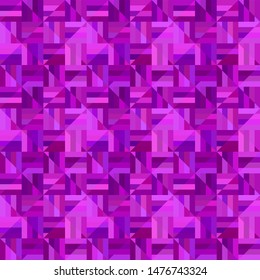 Purple geometric striped triangle mosaic tile pattern background - repeating design