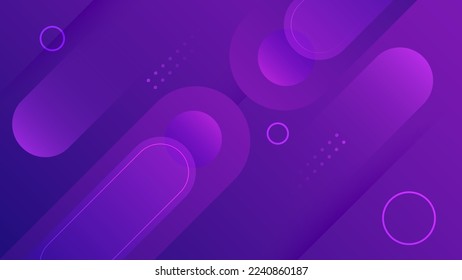 Purple geometric wallpaper background. Dynamic shape composition. Vector illustration