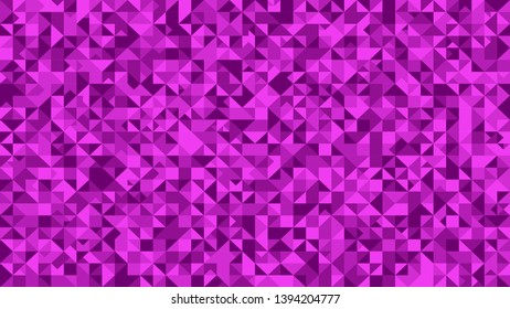 Purple geometrical mosaic triangle pattern background - polygonal abstract vector graphic design