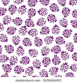 Purple gift icon seamless pattern. Perfect for art and crafts, digital paper, fabric printing, textile printing, packaging, scrapbooking, gift wrap, background and more.
