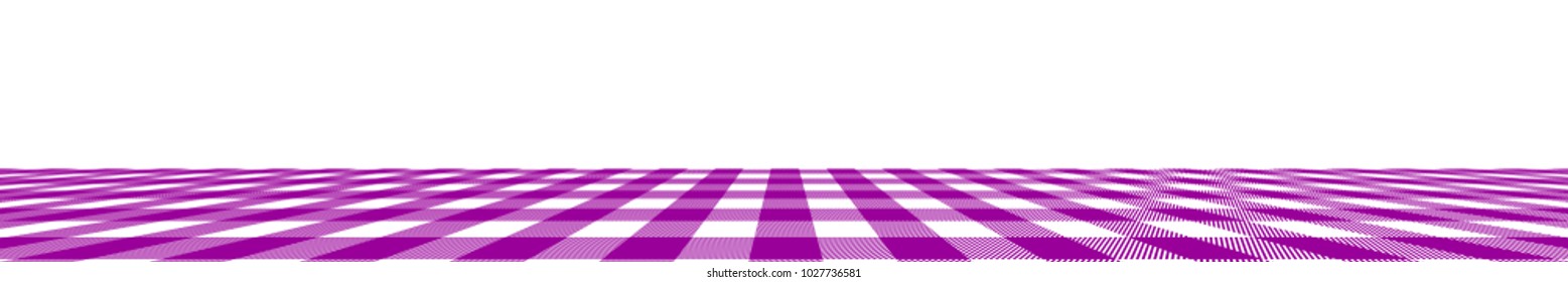 Purple Gingham pattern. Texture from rhombus/squares for - plaid, tablecloths, clothes, shirts, dresses, paper, bedding, blankets, quilts and other textile products. Vector illustration.