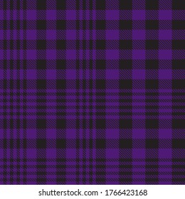 Purple Glen Plaid textured seamless pattern suitable for fashion textiles and graphics
