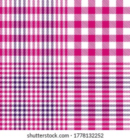 Purple Glen Plaid textured seamless pattern suitable for fashion textiles and graphics