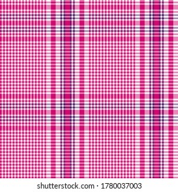 Purple Glen Plaid textured seamless pattern suitable for fashion textiles and graphics