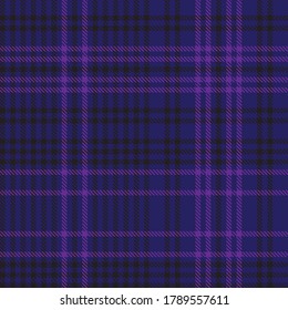 Purple Glen Plaid textured seamless pattern suitable for fashion textiles and graphics