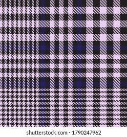 Purple Glen Plaid textured seamless pattern suitable for fashion textiles and graphics