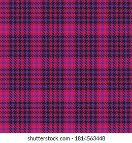 Purple Glen Plaid textured seamless pattern suitable for fashion textiles and graphics