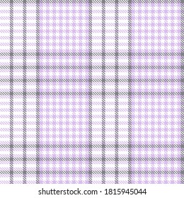 Purple Glen Plaid textured seamless pattern suitable for fashion textiles and graphics