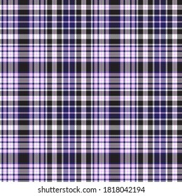 Purple Glen Plaid textured seamless pattern suitable for fashion textiles and graphics