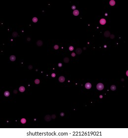 Purple Glitter Vector Texture on a Black. Pink Glow Pattern. Golden Christmas and New Year Snow. Golden Explosion of Confetti. Star Dust. Abstract Flicker Background with a Party Lights Design.