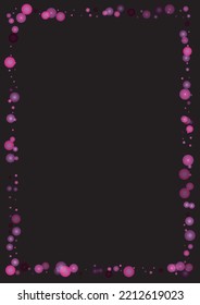 Textura de vectores de brillo morado en un negro. Patrón de brillo rosado. Navidad dorada y nieve de Año Nuevo. Explosión dorada de Confetti. Star Dust. Resumen de fondo parpadeo con un diseño de luces de partido.