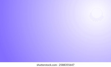 Purple glow up light spot gradient. Purple gradient in minimal color. Vector illustration 