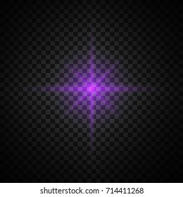 purple glowing light glitter
