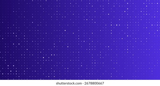 Patrón de puntos de píxeles brillantes púrpura. Abstractas Fondo de pantalla de neón. Fondo de mosaico de color violeta. Vector Tecnología moderna, negocios, ciencia, salud, medicina, fondo de diseño de presentación