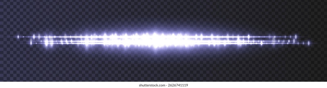 Purple glowing waveform with sparkle effects and bright central peaks on transparent grid. Ideal for podcast branding, music visuals or dynamic audio backgrounds.