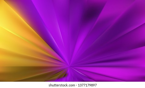 Purple and Gold Burst Background