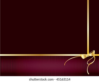 Purple and gold elegant background 3 - vector version