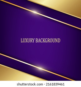 Purple Gold Luxury Background Vector Illustration Stock Vector (Royalty ...