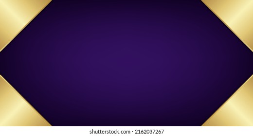 Purple and gold luxury background. Vector illustration.