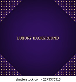 Purple and gold luxury background. Vector illustration.