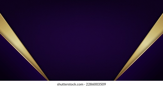 Purple and gold luxury background. Vector illustration.