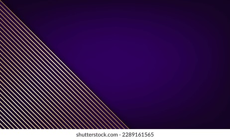Purple and gold luxury background. Vector illustration.