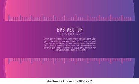 Purple Gradient Back To School Shape Background Abstract EPS Vector